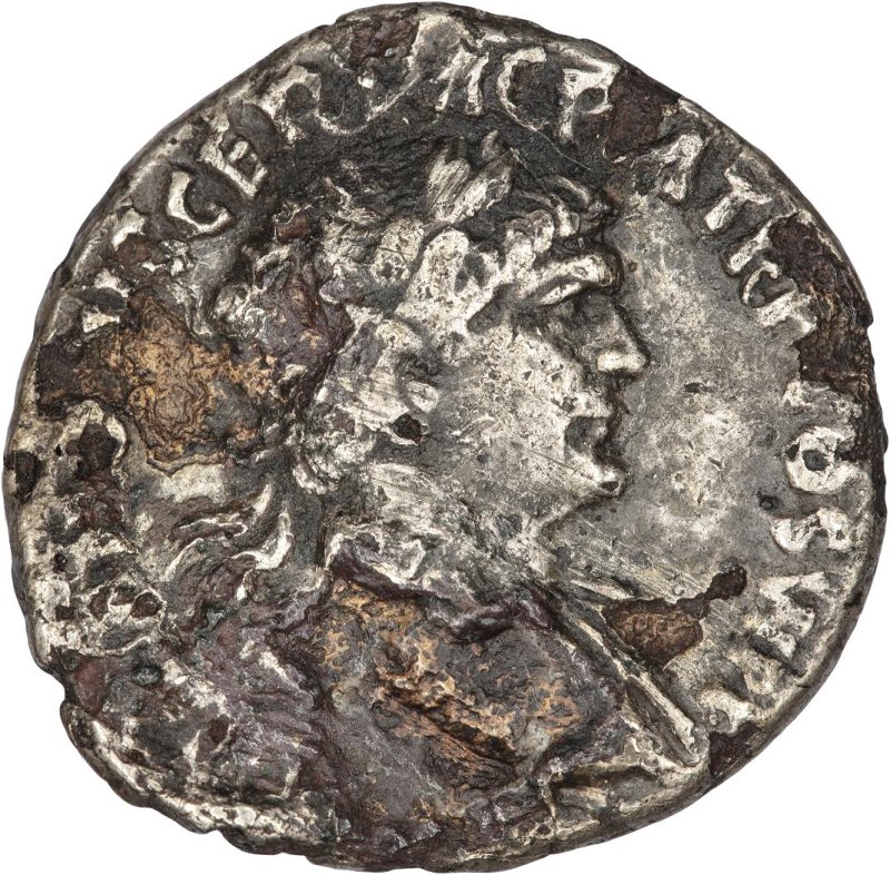 Римская империя · Trajan · Denarius · I в., аверс, Федеральное государственное бюджетное учреждение культуры "Государственный музей изобразительных искусств имени А.С. Пушкина"
