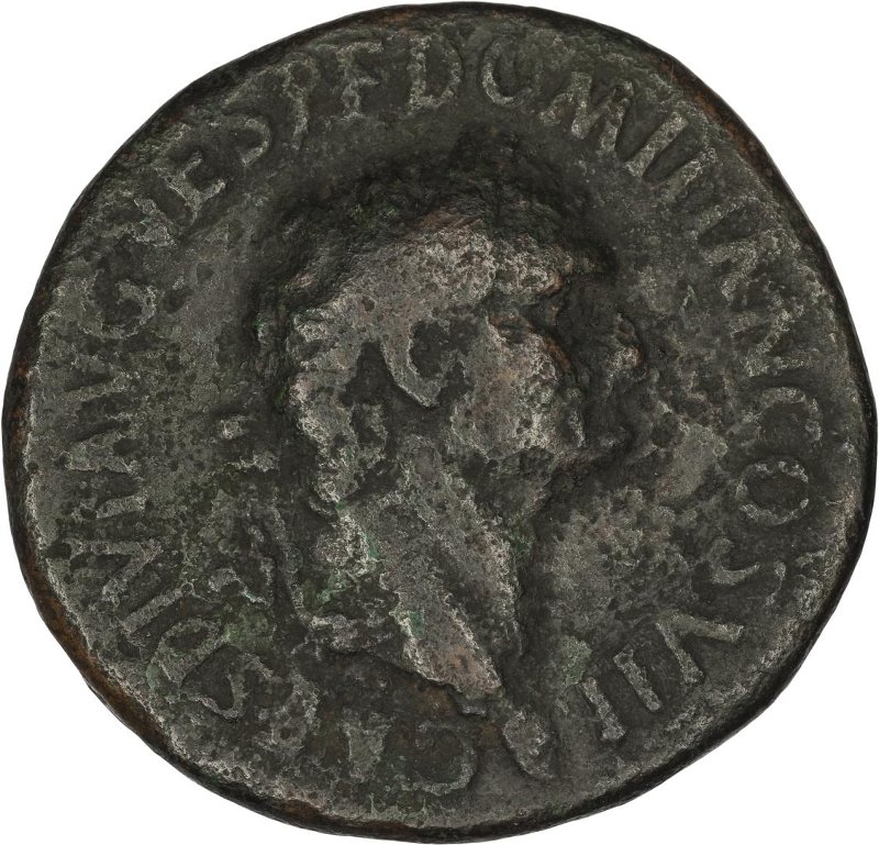 Римская империя · Titus · Sestertius · I в., аверс, Федеральное государственное бюджетное учреждение культуры "Государственный музей изобразительных искусств имени А.С. Пушкина"