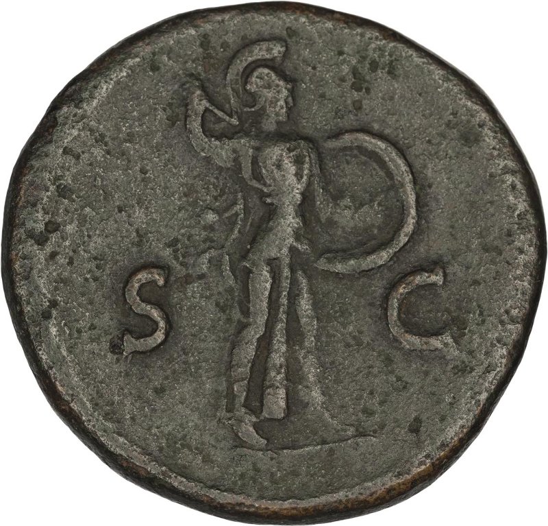 Римская империя · Titus · Sestertius · I в., реверс, Федеральное государственное бюджетное учреждение культуры "Государственный музей изобразительных искусств имени А.С. Пушкина"
