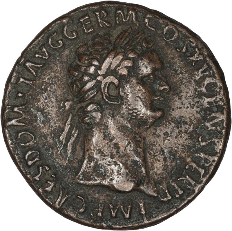 Римская империя · Domitian · As · I в., аверс, Федеральное государственное бюджетное учреждение культуры "Государственный музей изобразительных искусств имени А.С. Пушкина"