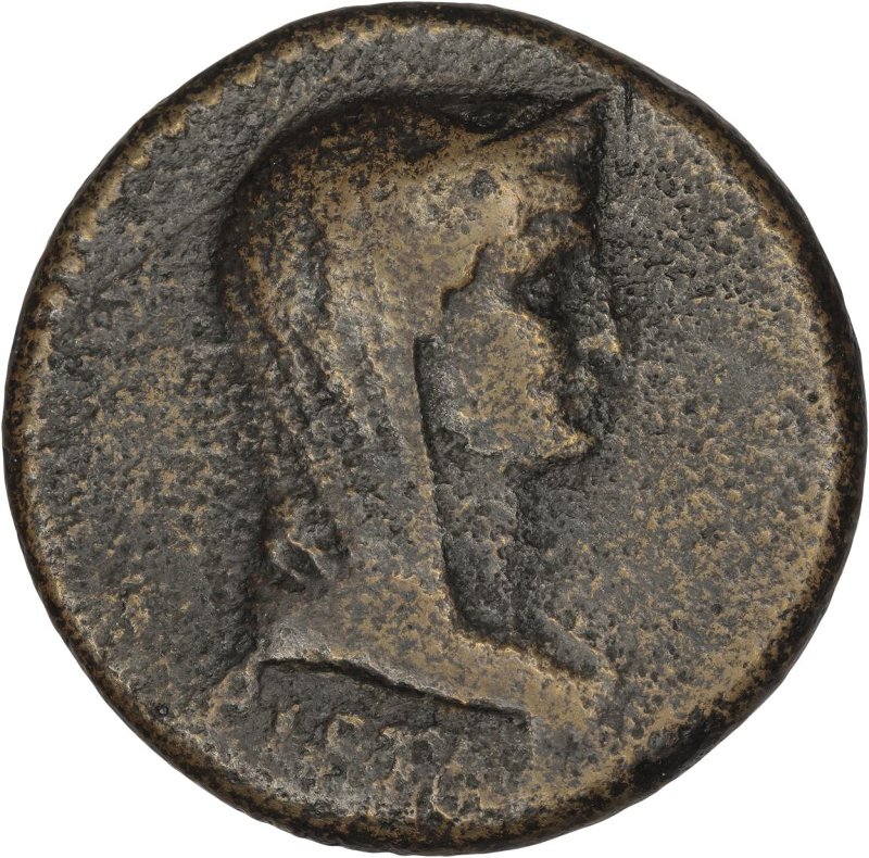 Римская империя · Titus · Dupondius · I в., аверс, Федеральное государственное бюджетное учреждение культуры "Государственный музей изобразительных искусств имени А.С. Пушкина"