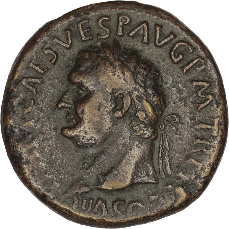 Римская империя · Titus · Sestertius · I в., аверс, Федеральное государственное бюджетное учреждение культуры "Государственный музей изобразительных искусств имени А.С. Пушкина"