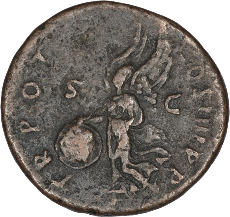 Римская империя · Trajan · As · I в., реверс, Федеральное государственное бюджетное учреждение культуры "Государственный музей изобразительных искусств имени А.С. Пушкина"