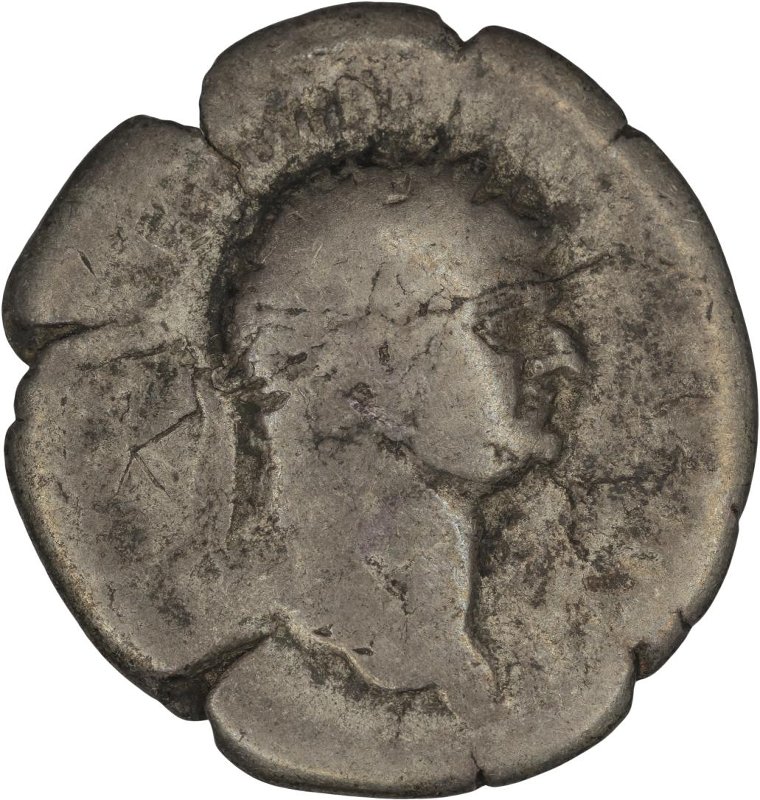 Римская империя · Domitian · Denarius · I в., аверс, Федеральное государственное бюджетное учреждение культуры "Государственный музей изобразительных искусств имени А.С. Пушкина"