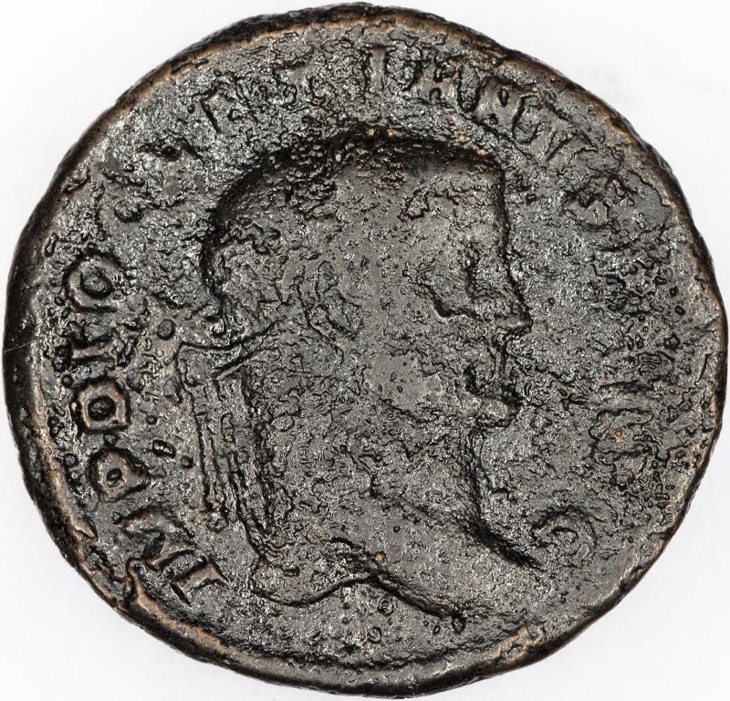 Римская империя · Diocletian · Follis · II в., аверс, Федеральное государственное бюджетное учреждение культуры "Государственный музей изобразительных искусств имени А.С. Пушкина"