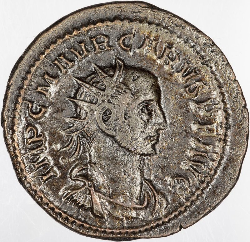 Римская империя · Carus · Antoninianus · II в., аверс, Федеральное государственное бюджетное учреждение культуры "Государственный музей изобразительных искусств имени А.С. Пушкина"