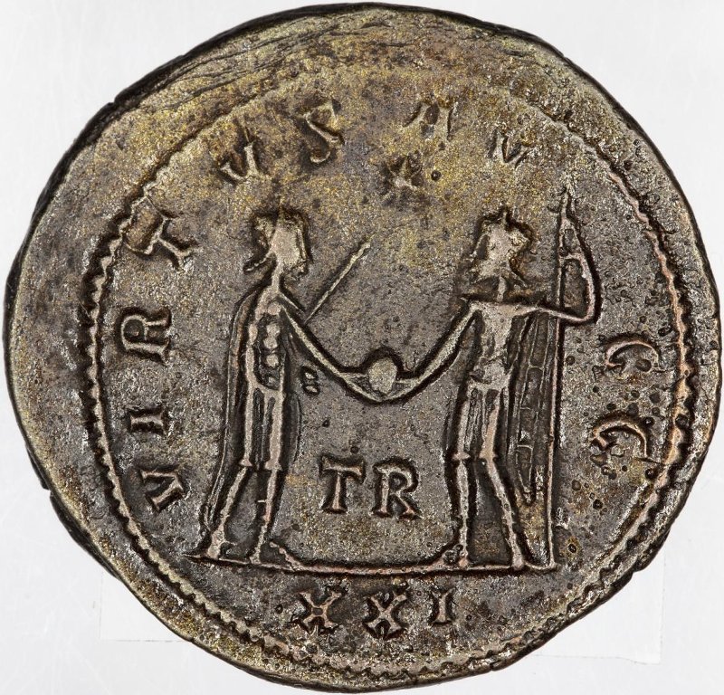 Римская империя · Carus · Antoninianus · II в., реверс, Федеральное государственное бюджетное учреждение культуры "Государственный музей изобразительных искусств имени А.С. Пушкина"