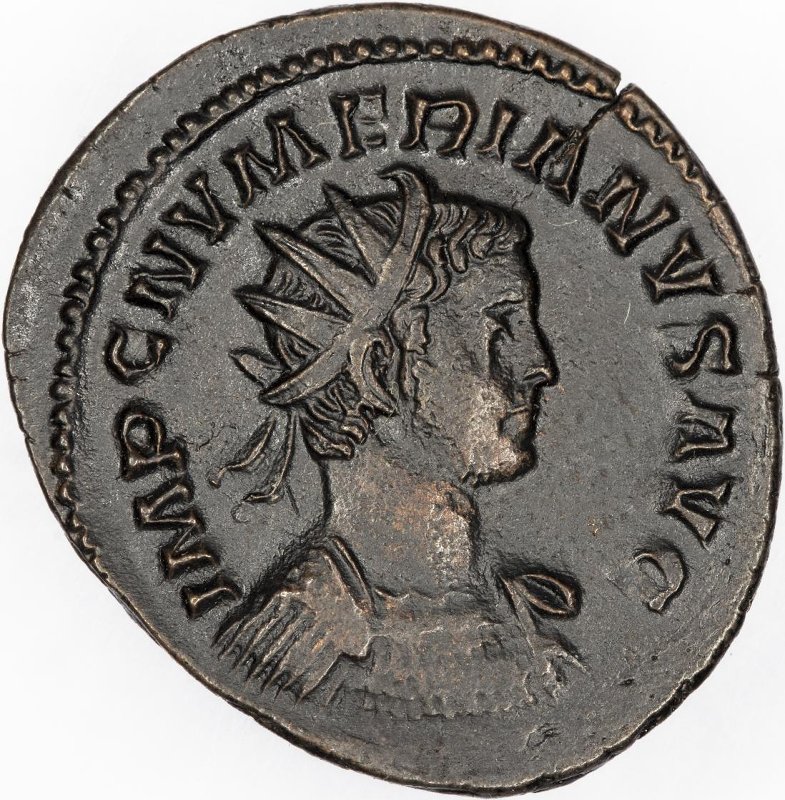 Римская империя · Numerian · Antoninianus · II в., аверс, Федеральное государственное бюджетное учреждение культуры "Государственный музей изобразительных искусств имени А.С. Пушкина"