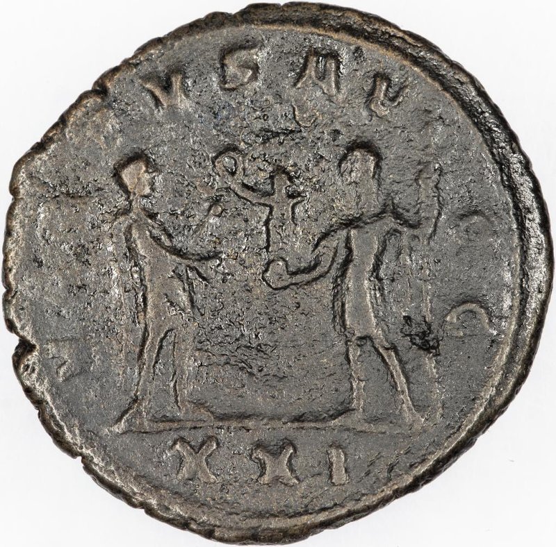 Римская империя · Numerian · Antoninianus · II в., реверс, Федеральное государственное бюджетное учреждение культуры "Государственный музей изобразительных искусств имени А.С. Пушкина"