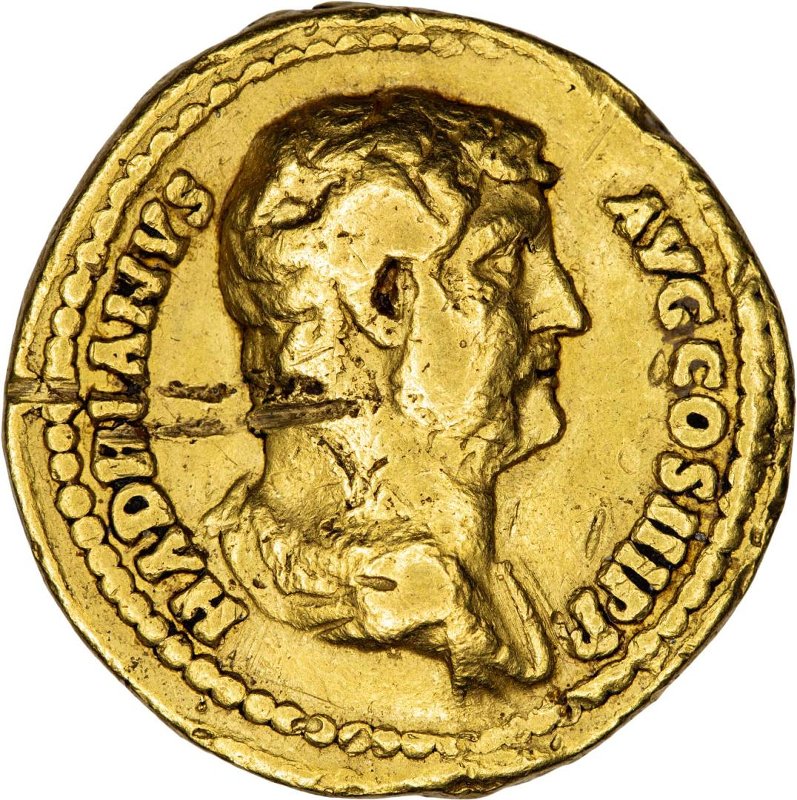 RIC II Hadrian 424, аверс, Государственный музей изобразительных искусств имени А.С. Пушкина