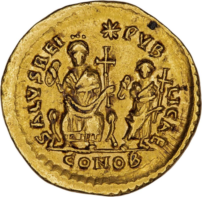 реверс Римская империя · Solidus · IV в.