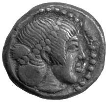 obverse Античная монета · Obol · V в. до н. э.