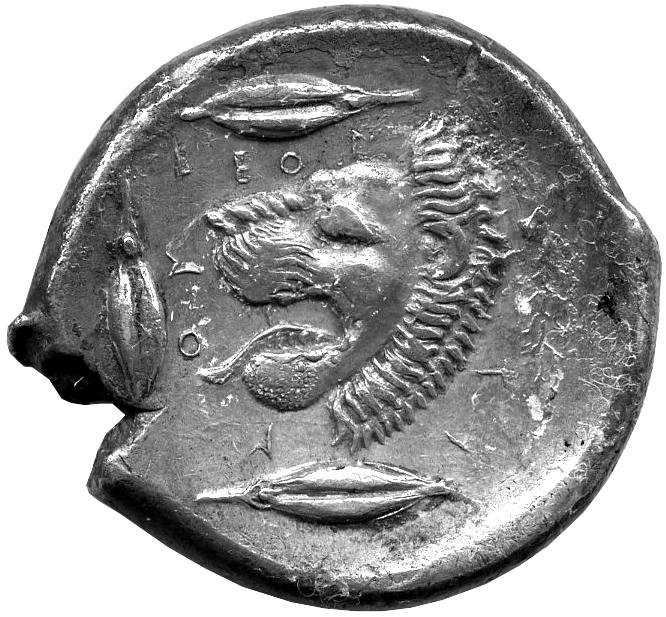 Греция · Tetradrachm · V в. до н. э., аверс, Федеральное государственное бюджетное учреждение культуры "Государственный музей изобразительных искусств имени А.С. Пушкина"