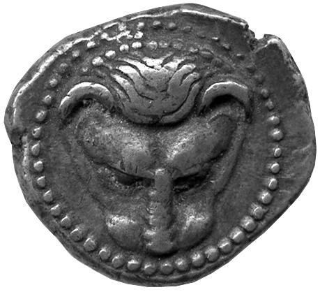 Античная монета · Drachma · V в. до н. э., реверс, Федеральное государственное бюджетное учреждение культуры "Государственный музей изобразительных искусств имени А.С. Пушкина"