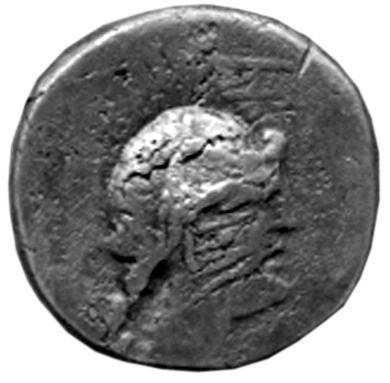 Боспор · Asander of Bosporus · Obol · I в. до н. э., реверс, Федеральное государственное бюджетное учреждение культуры "Государственный музей изобразительных искусств имени А.С. Пушкина"