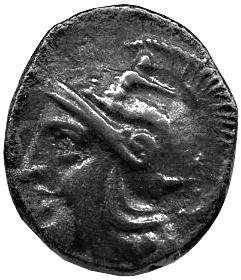 аверс Греция · Diobol · III в. до н. э.