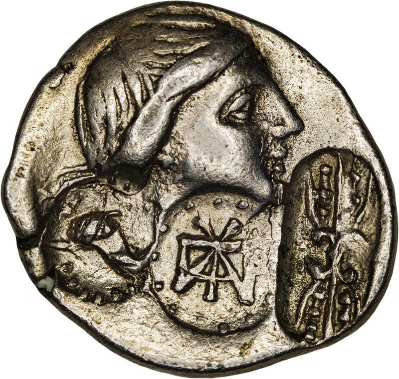 Греция · Didrachm · III в. до н. э., аверс, Федеральное государственное бюджетное учреждение культуры "Государственный музей изобразительных искусств имени А.С. Пушкина"