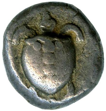 Греция · Stater · V в. до н. э., аверс, Федеральное государственное бюджетное учреждение культуры "Государственный музей изобразительных искусств имени А.С. Пушкина"