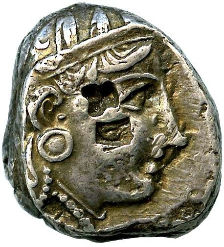 Греция · Tetradrachm · IV в. до н. э., аверс, Федеральное государственное бюджетное учреждение культуры "Государственный музей изобразительных искусств имени А.С. Пушкина"