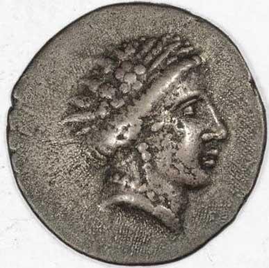 Греция · Hemidrachm · II в. до н. э., аверс, Федеральное государственное бюджетное учреждение культуры "Государственный музей изобразительных искусств имени А.С. Пушкина"