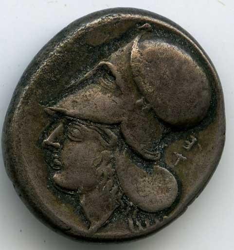 Греция · Stater · IV в. до н. э., реверс, Федеральное государственное бюджетное учреждение культуры "Государственный музей изобразительных искусств имени А.С. Пушкина"
