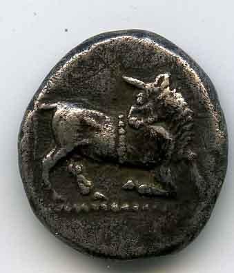 Греция · Hemidrachm · V в. до н. э., аверс, Федеральное государственное бюджетное учреждение культуры "Государственный музей изобразительных искусств имени А.С. Пушкина"
