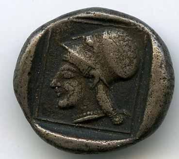 Греция · Drachma · V в. до н. э., реверс, Федеральное государственное бюджетное учреждение культуры "Государственный музей изобразительных искусств имени А.С. Пушкина"