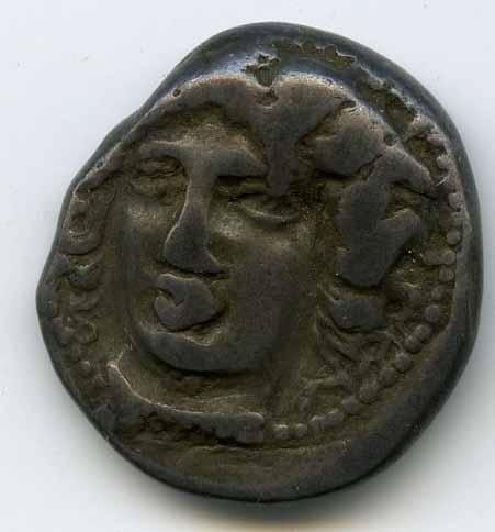 Греция · Drachma · IV в. до н. э., аверс, Федеральное государственное бюджетное учреждение культуры "Государственный музей изобразительных искусств имени А.С. Пушкина"