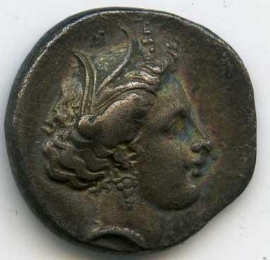 Греция · Hemidrachm · IV в. до н. э., аверс, Федеральное государственное бюджетное учреждение культуры "Государственный музей изобразительных искусств имени А.С. Пушкина"