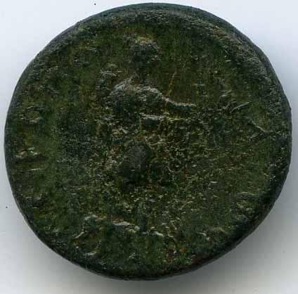 реверс Античная монета · Hadrian · I в.