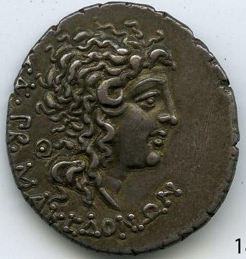 Античная монета · Tetradrachm · I в. до н. э., аверс, Федеральное государственное бюджетное учреждение культуры "Государственный музей изобразительных искусств имени А.С. Пушкина"