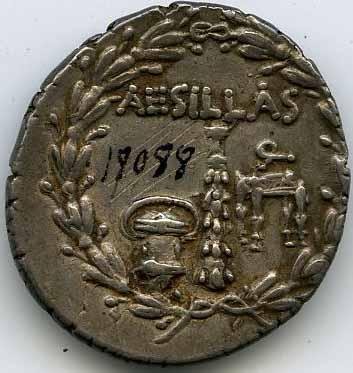 Античная монета · Tetradrachm · I в. до н. э., реверс, Федеральное государственное бюджетное учреждение культуры "Государственный музей изобразительных искусств имени А.С. Пушкина"