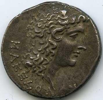 Античная монета · Tetradrachm · I в. до н. э., аверс, Федеральное государственное бюджетное учреждение культуры "Государственный музей изобразительных искусств имени А.С. Пушкина"