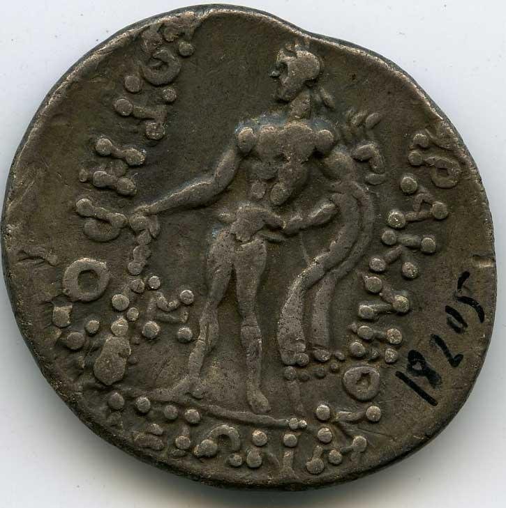 Греция · Tetradrachm · II в. до н. э., реверс, Федеральное государственное бюджетное учреждение культуры "Государственный музей изобразительных искусств имени А.С. Пушкина"