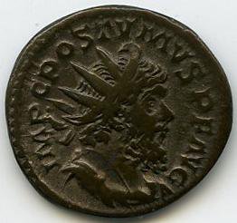аверс Римская империя · Postumus · Antoninianus · II в.
