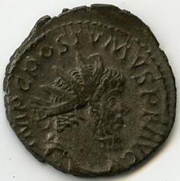 Римская империя · Postumus · Antoninianus · II в., аверс, Федеральное государственное бюджетное учреждение культуры "Государственный музей изобразительных искусств имени А.С. Пушкина"