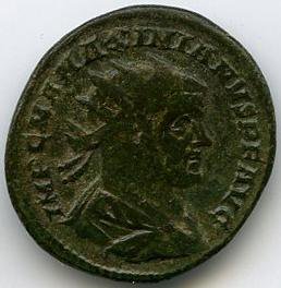 Римская империя · Maximian · Dupondius · II в., аверс, Федеральное государственное бюджетное учреждение культуры "Государственный музей изобразительных искусств имени А.С. Пушкина"
