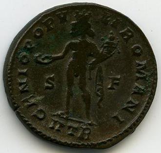 Римская империя · Galerius · III в., реверс, Федеральное государственное бюджетное учреждение культуры "Государственный музей изобразительных искусств имени А.С. Пушкина"