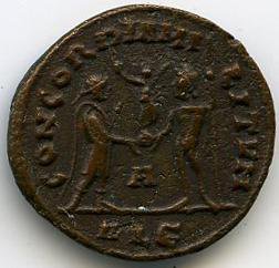 Римская империя · Maximian · Dupondius · II в., реверс, Федеральное государственное бюджетное учреждение культуры "Государственный музей изобразительных искусств имени А.С. Пушкина"