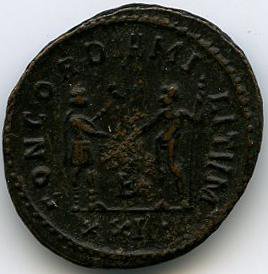 Римская империя · Maximian · Dupondius · II в., реверс, Федеральное государственное бюджетное учреждение культуры "Государственный музей изобразительных искусств имени А.С. Пушкина"