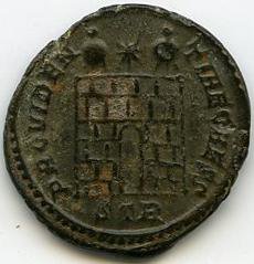 Римская империя · Crispus · III в., реверс, Федеральное государственное бюджетное учреждение культуры "Государственный музей изобразительных искусств имени А.С. Пушкина"