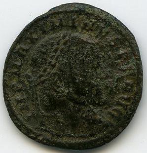 Римская империя · Maximinus Daia · III в., аверс, Федеральное государственное бюджетное учреждение культуры "Государственный музей изобразительных искусств имени А.С. Пушкина"