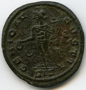 Римская империя · Maximinus Daia · III в., реверс, Федеральное государственное бюджетное учреждение культуры "Государственный музей изобразительных искусств имени А.С. Пушкина"
