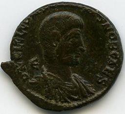 Римская империя · Constantius Gallus · III в., аверс, Федеральное государственное бюджетное учреждение культуры "Государственный музей изобразительных искусств имени А.С. Пушкина"