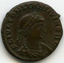 Римская империя · Constantius Gallus · III в., аверс, Федеральное государственное бюджетное учреждение культуры "Государственный музей изобразительных искусств имени А.С. Пушкина"