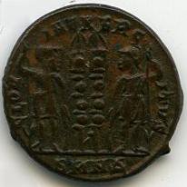 Римская империя · Constantius Gallus · III в., реверс, Федеральное государственное бюджетное учреждение культуры "Государственный музей изобразительных искусств имени А.С. Пушкина"