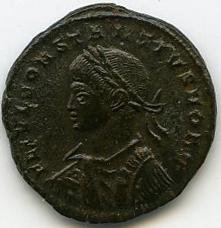 Римская империя · Constantius Gallus · III в., аверс, Федеральное государственное бюджетное учреждение культуры "Государственный музей изобразительных искусств имени А.С. Пушкина"