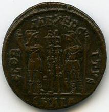 Римская империя · Constantius Gallus · III в., реверс, Федеральное государственное бюджетное учреждение культуры "Государственный музей изобразительных искусств имени А.С. Пушкина"