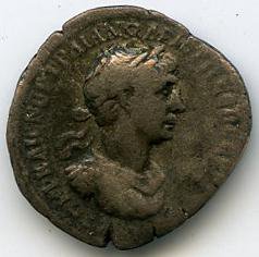 Римская империя · Trajan · Drachma · I в., аверс, Федеральное государственное бюджетное учреждение культуры "Государственный музей изобразительных искусств имени А.С. Пушкина"