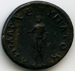 Римская империя · Trajan · Didrachm · I в., реверс, Федеральное государственное бюджетное учреждение культуры "Государственный музей изобразительных искусств имени А.С. Пушкина"